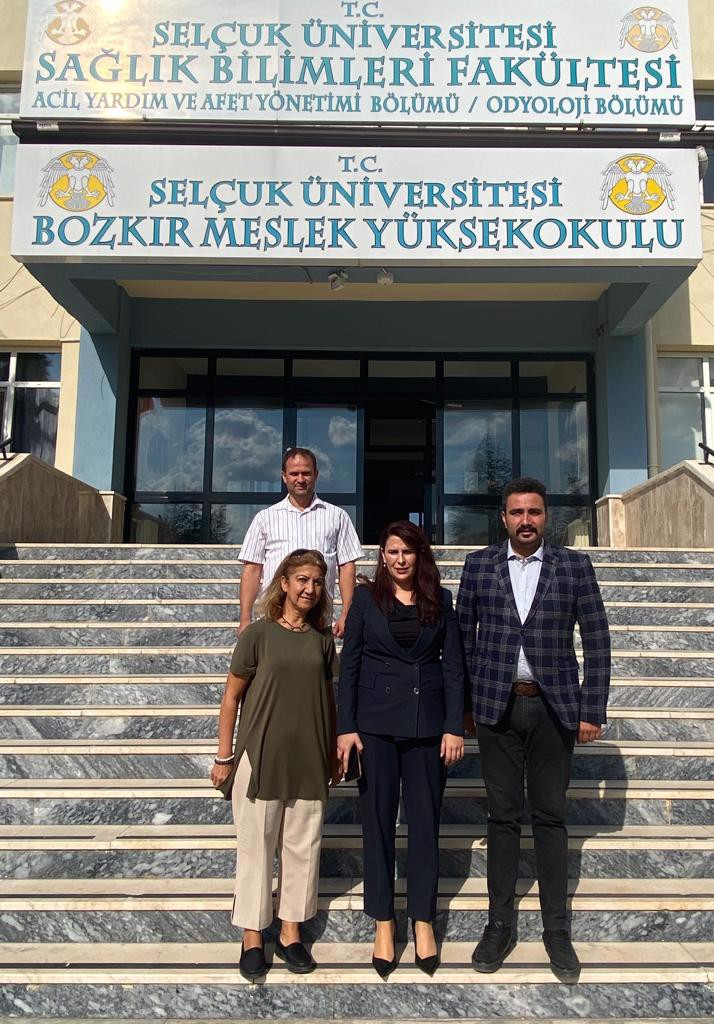 Bozkır Kaymakamından Veda Ziyareti